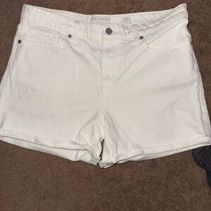 Lucky Brand White Denim Jean Shorts